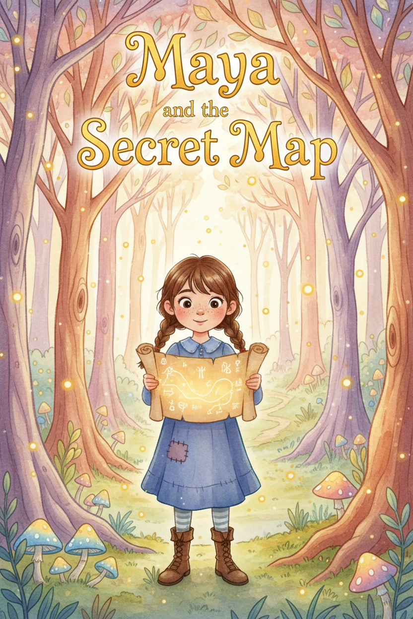 Maya and the Secret Map - Storybook cover